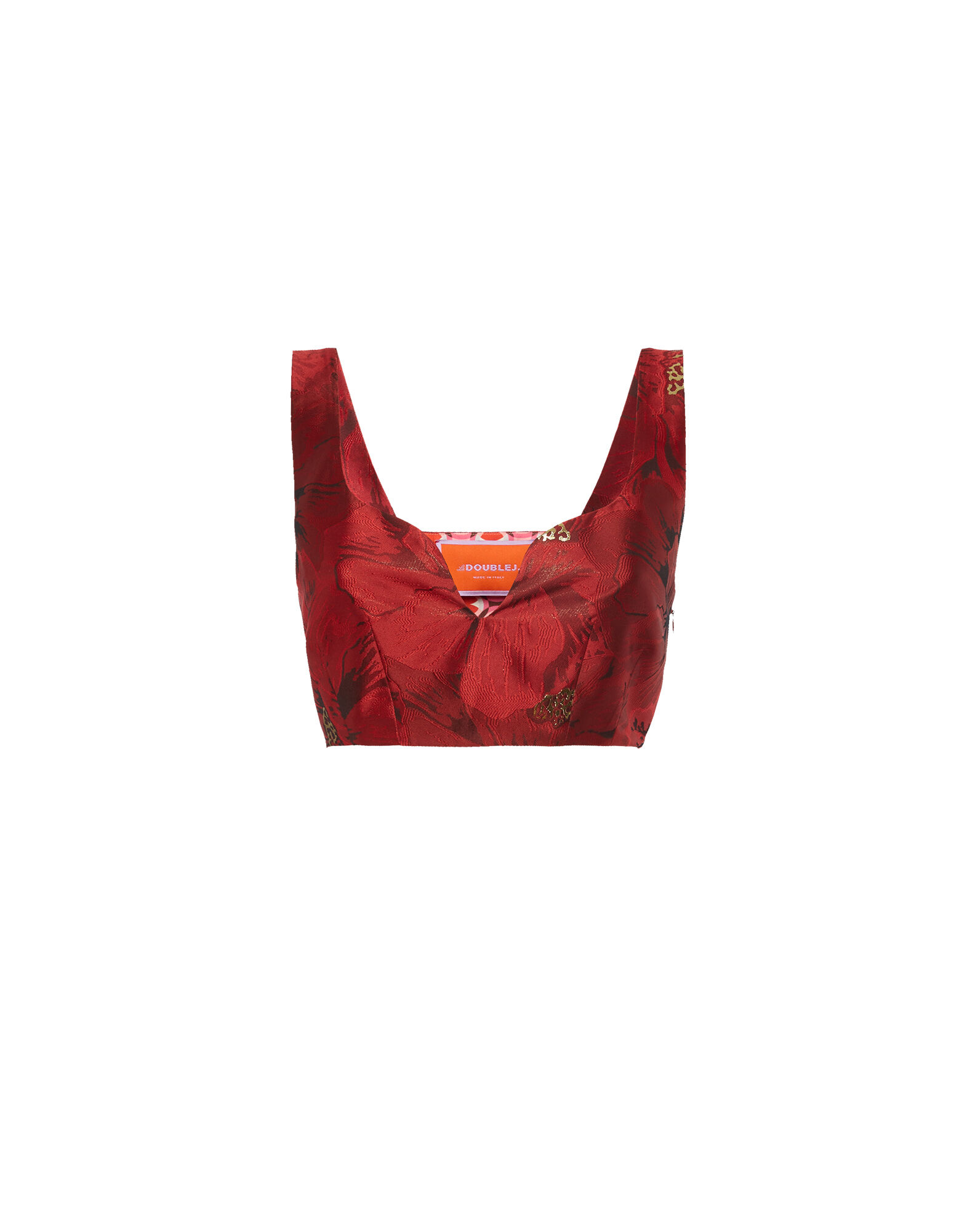 Baia Crop Top La DoubleJ: Ruby Red Baia Crop Top La DoubleJ: Ruby Red TOP0113JCQ062