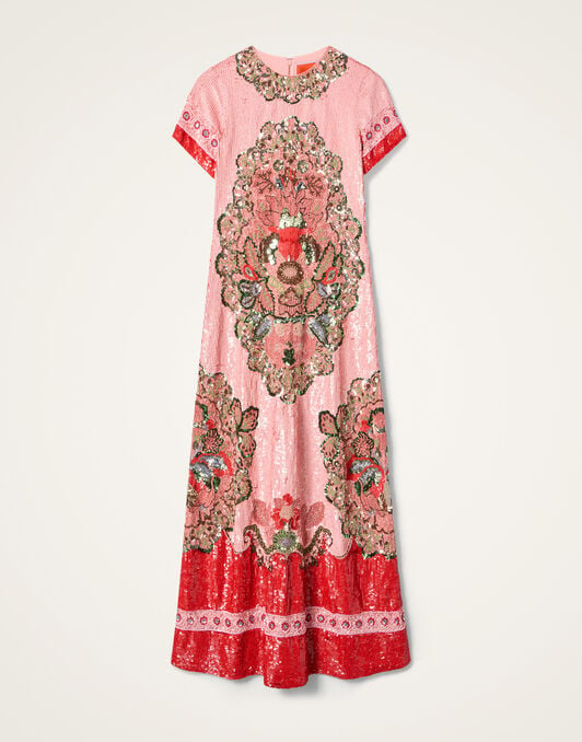 Super Swing Dress La DoubleJ: Cornucopia Pink Super Swing Dress La DoubleJ: Cornucopia Pink DRE1014PAI015