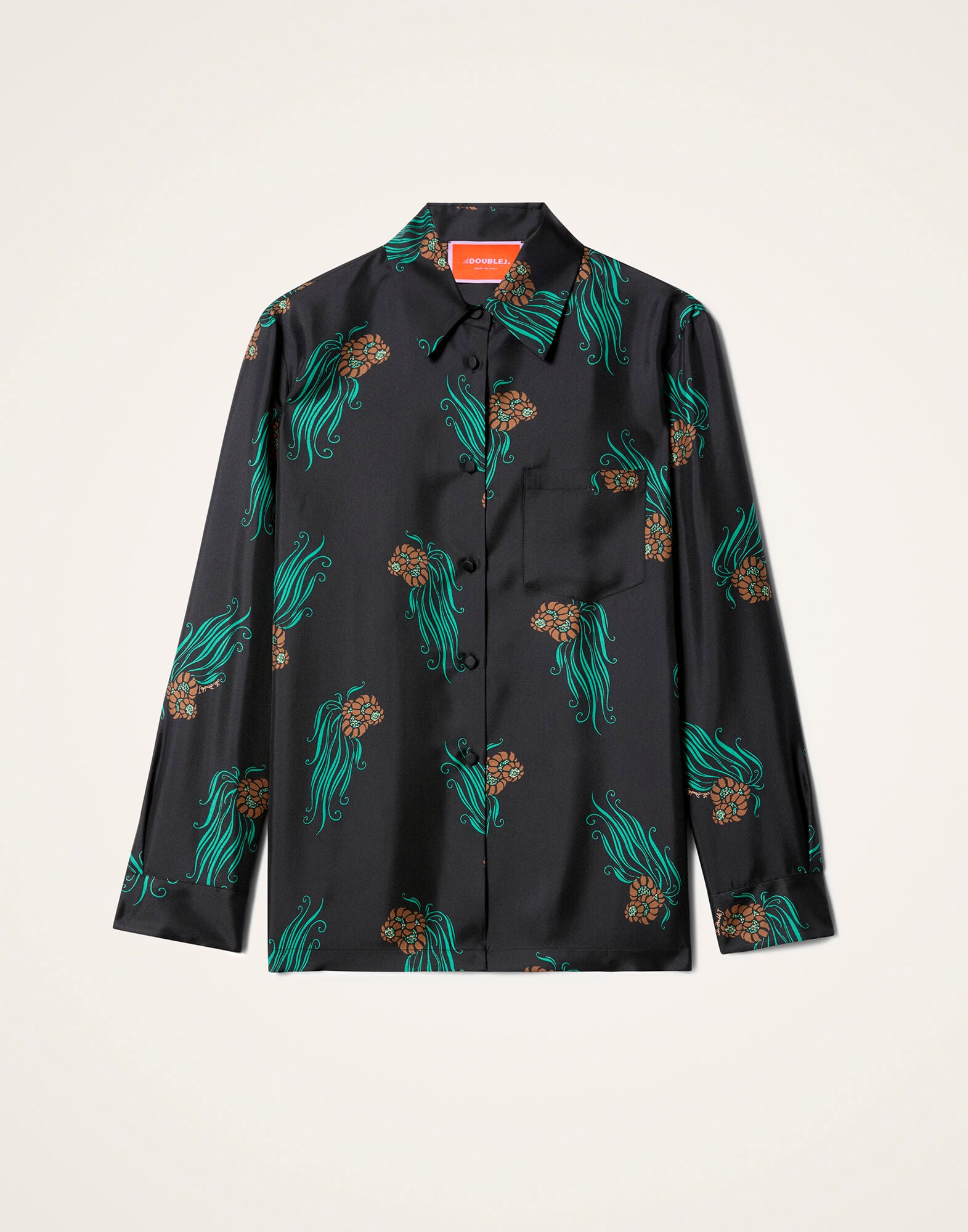Boy Shirt La DoubleJ: Lemuria Black Boy Shirt La DoubleJ: Lemuria Black SHI0001SIL001
