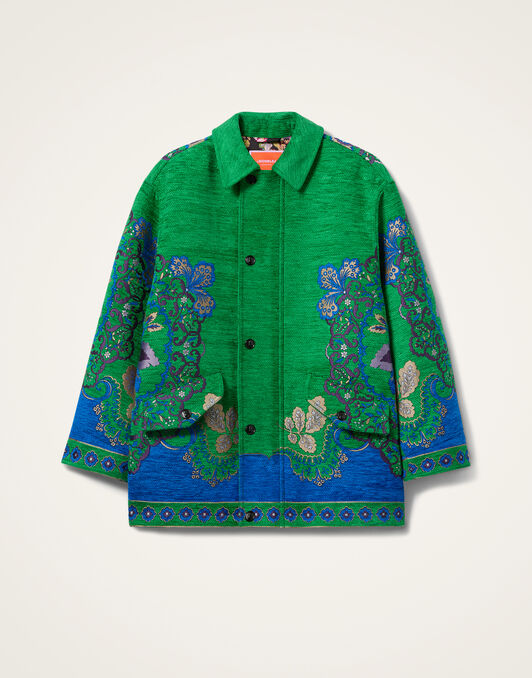 Truffle Coat La DoubleJ: Cornucopia Placée Green Truffle Coat La DoubleJ: Cornucopia Placée Green JAC0178JCQ130