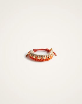 Better Together Bracelet La DoubleJ: Bicolor Orange & Ivory BAC0011ROP001