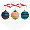 Holiday Baubles Set Of 3 La DoubleJ: ${colorDescription} Holiday Baubles Set Of 3 ${brand}: ${colorDescription} ${masterID}