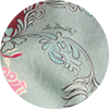 Foulard 140 La DoubleJ: Wispy Placée Light Blue Foulard 140 La DoubleJ: Wispy Placée Light Blue SCA0060MOS001