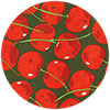 Dishtowel La DoubleJ: Cherries Verde Dishtowel La DoubleJ: Cherries Verde DST0001COT019