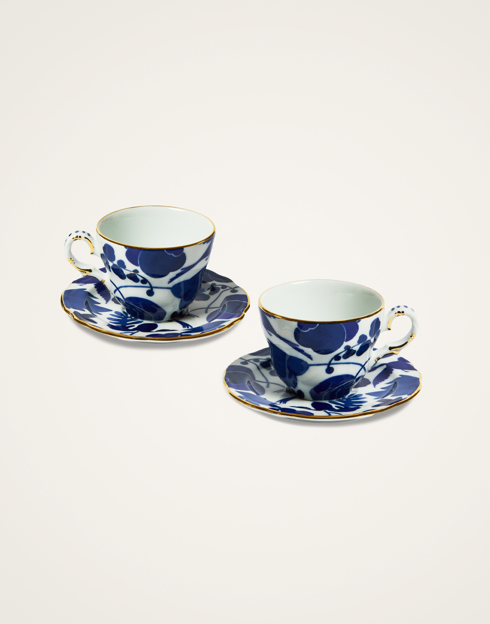 Mama Tea Cup Set Of 2 in Wildbird Blue | La DoubleJ Homeware
