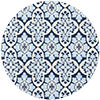 Large Napkins Set Of 2 La DoubleJ: Palazzo Blue NAP0017COT073
