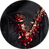 La Scala Collar La DoubleJ: Solid Black La Scala Collar La DoubleJ: Solid Black SCA0125COT101