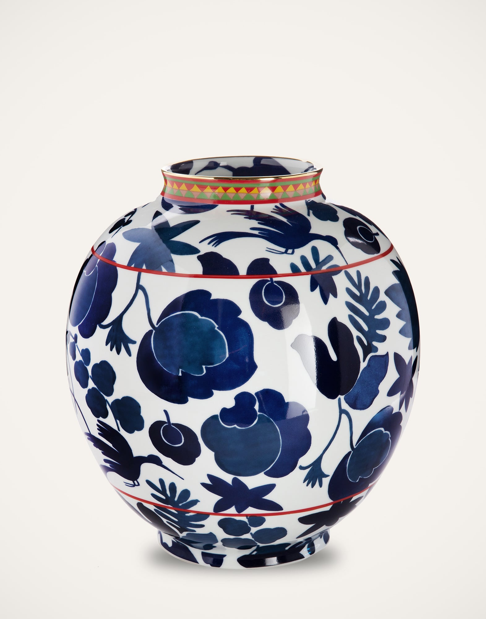 Big Bubble Vase in Wildbird Blu | La DoubleJ Homeware