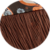 Skinny Scarf La DoubleJ: Chamberlain Placée Chocolate SCA0075SIL006